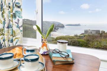Enjoy a leisurely breakfast with a good book in your bedroom (Bedroom 2).