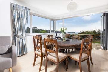Open the doors and welcome the fresh sea air on a warm day.