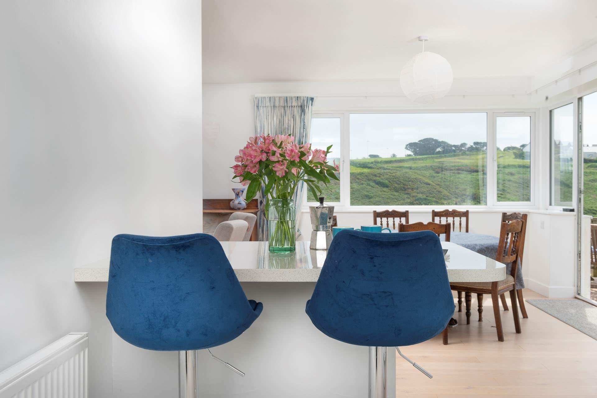 A room with a view, pull up a pew!