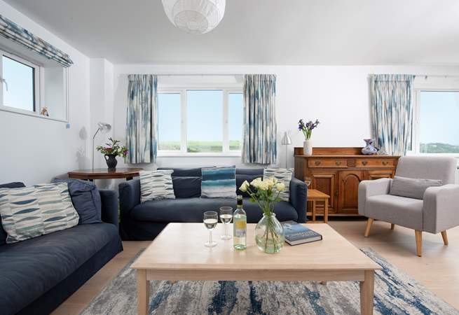 Beautifully appointed, with ocean views from almost every window.