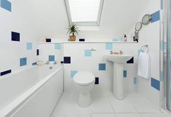 and a separate bath.