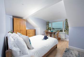 Bedroom 3 has a stunning sea view.