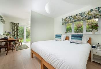 This is bedroom 1 on the ground floor and can be a double or twins, you choose. 