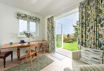 Perfect for remote working, or painting, drawing and bird watching.