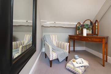 Perfect spot to enjoy a good book and a cuppa.