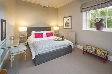 Enjoy a morning coffee in bed whilst admiring the views out the window.