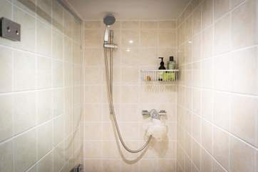 Enjoy a long shower after a day out exploring the Cornish coast.