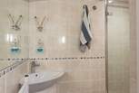The en suite shower-room.