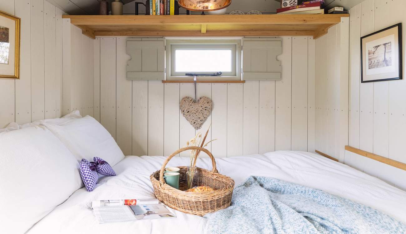 Treat yourself to breakfast in bed.
