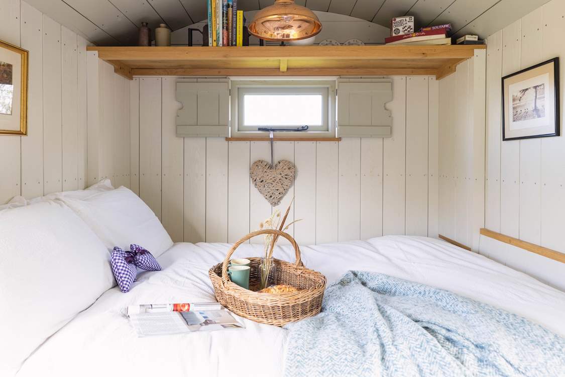 Treat yourself to breakfast in bed.