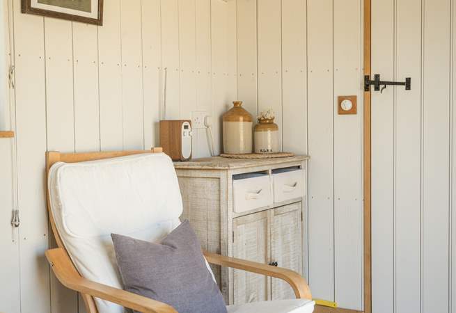 The beautiful light-filled space with rustic, countryside style.