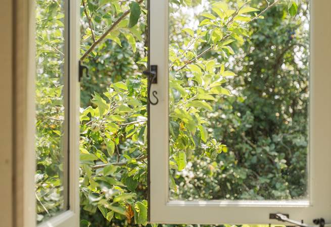 Countryside surrounds this hidden haven. 