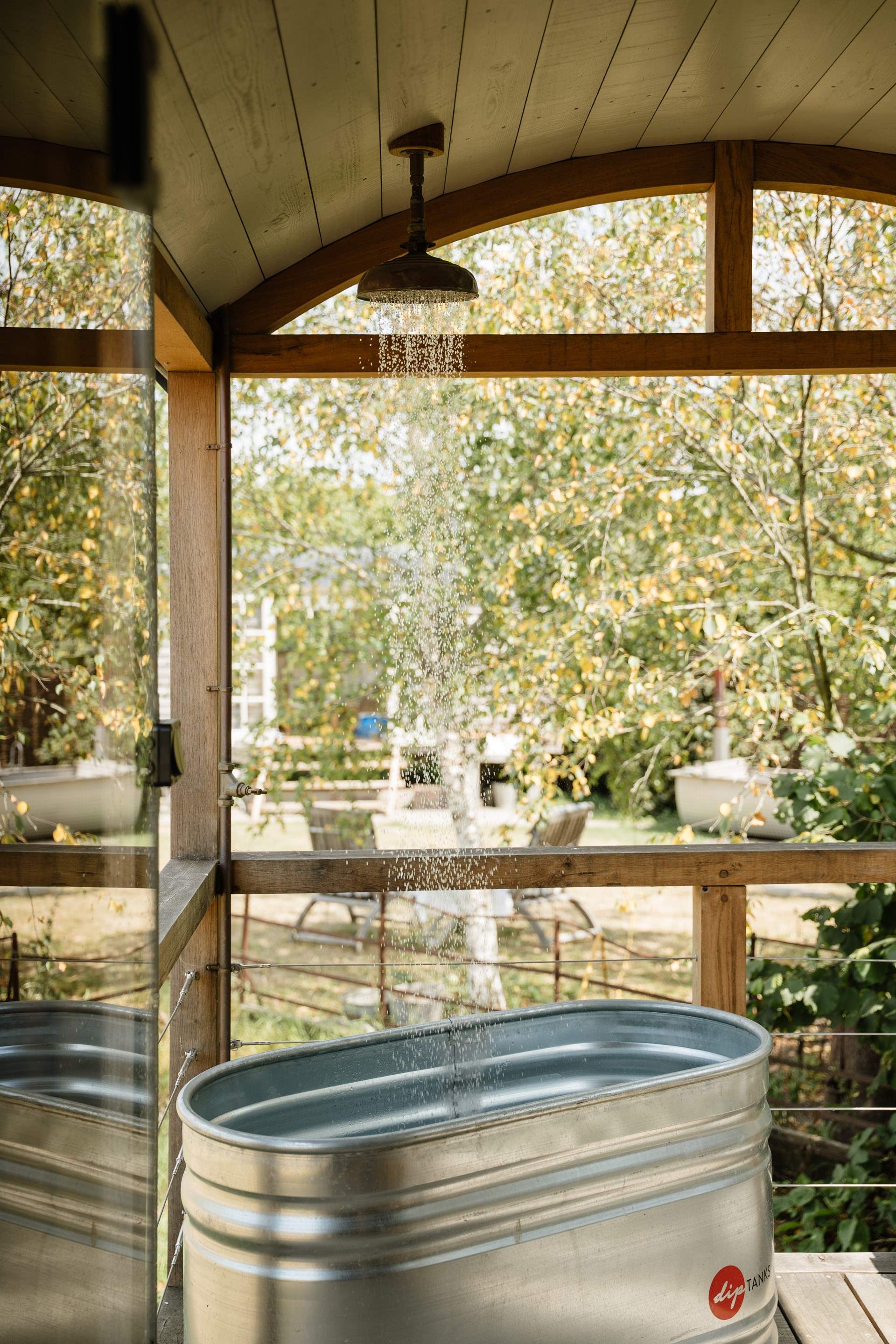 ... and the cold plunge bath for a true wellness experience.