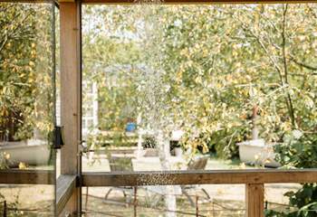 ... and the cold plunge bath for a true wellness experience.
