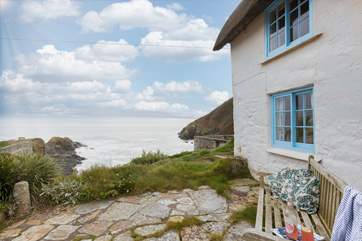 There is a second terrace just outside the front door, settle down with a good book perhaps.