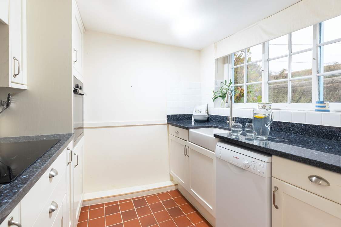 The light and bright kitchen with everything you might need.