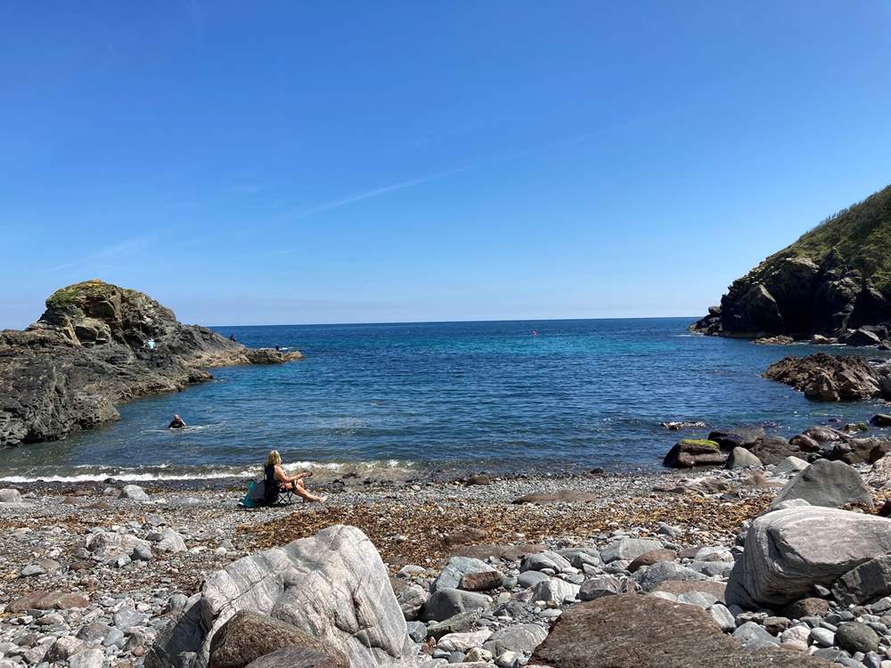 Pop down to the beach, mere moments from Pink Cottage.