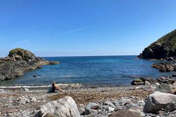 Pop down to the beach only moments from Pink Cottage.