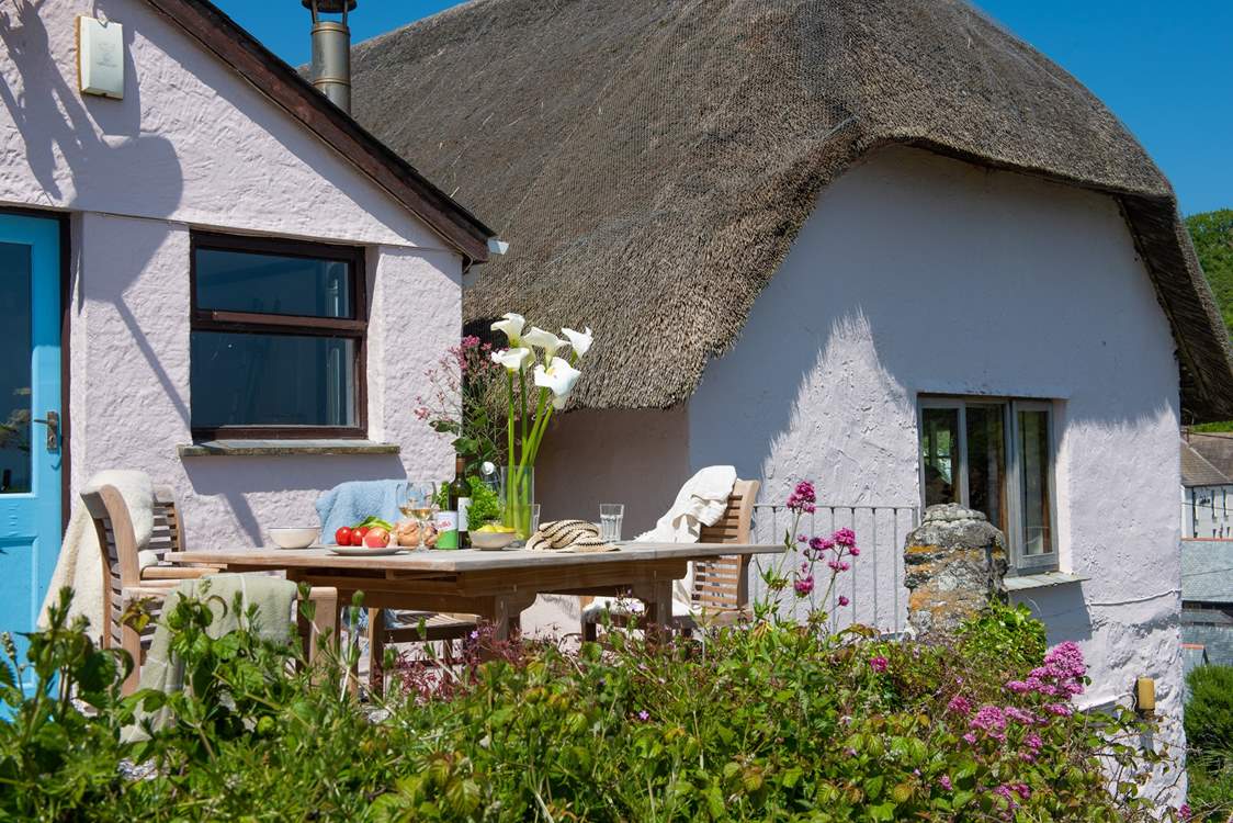 Enjoy a glass of wine on the top terrace, accessed through the games-room.