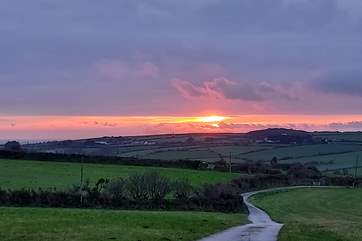 Imagine watching the sunset from here!