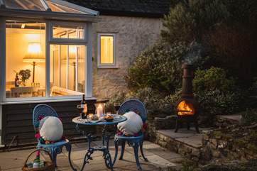 Enjoy a romantic night out under the stars.