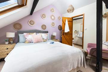 The lovely king-size double room has an en suite.