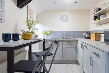 The kitchen has everything you'll need for meal times.