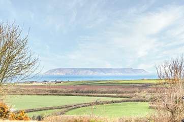 Lundy Island in the distance, catch the passenger ferry from Bideford for a fabulous day out.