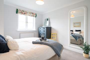 The bedrooms are light and airy with luxury linens to ensure a great night's sleep.