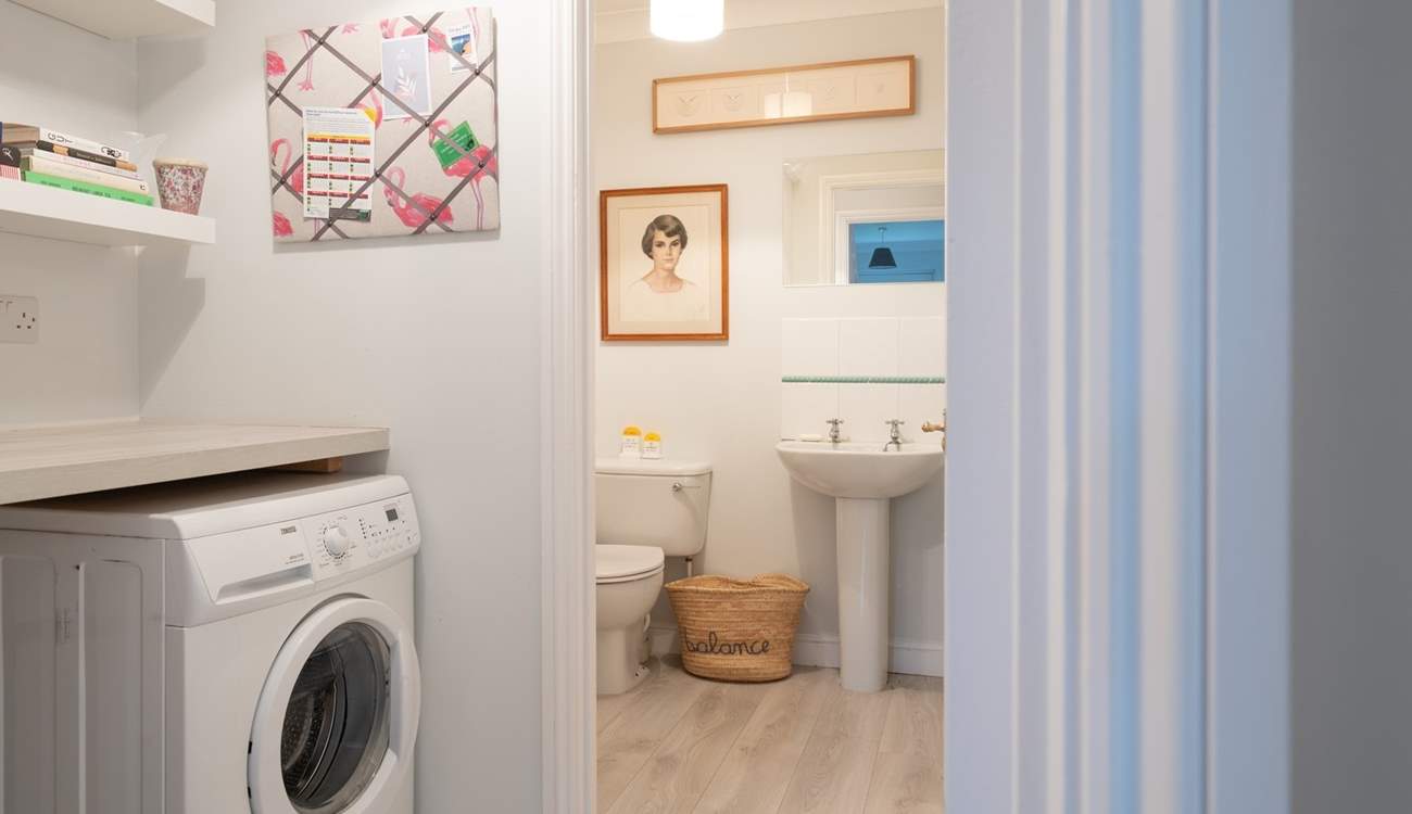 The utility/cloakroom on the ground floor. 