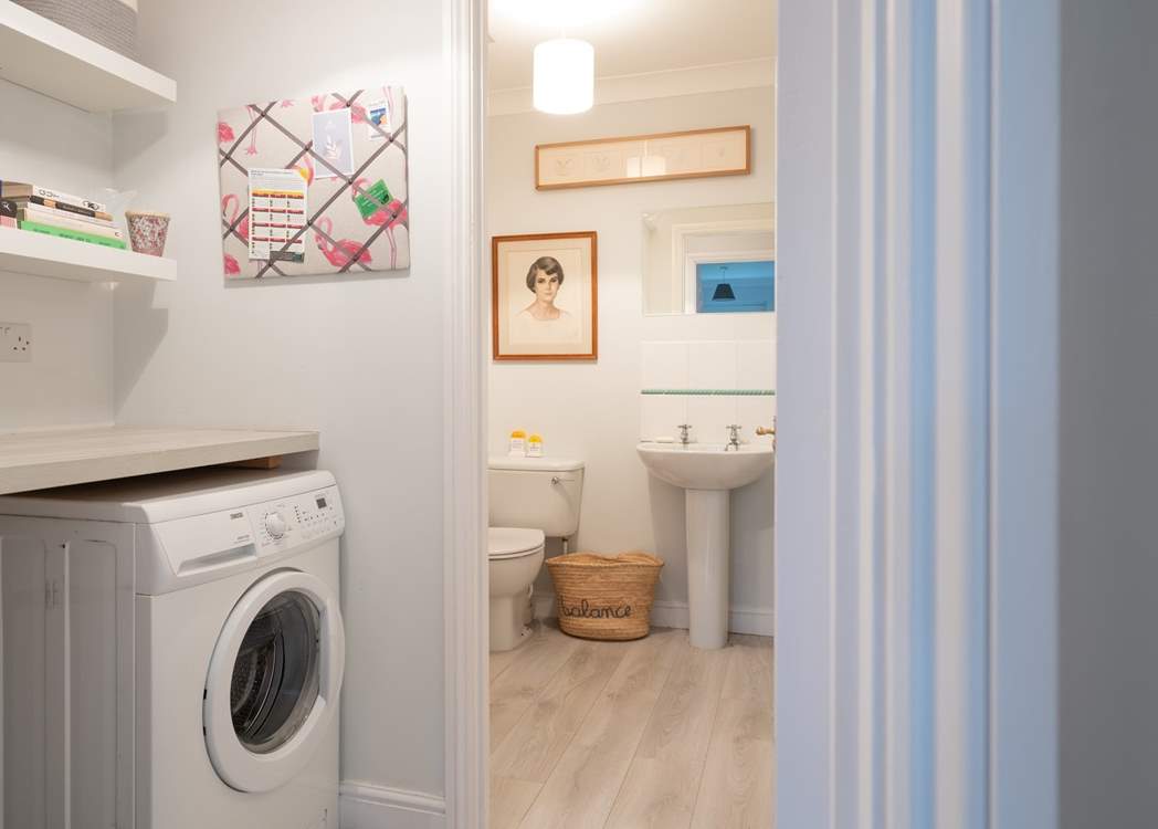 The utility/cloakroom on the ground floor.