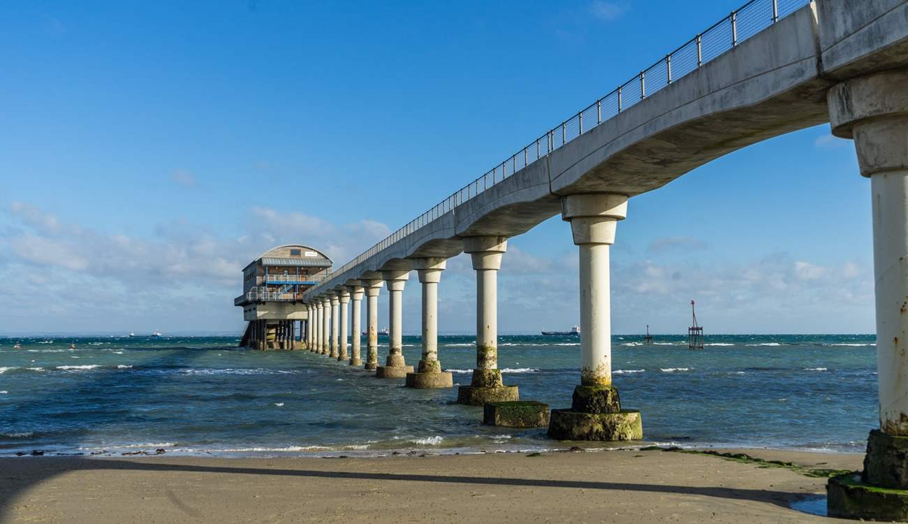 Bembridge Lifeboat Station is a popular viewing spot on the Bembridge coast. 