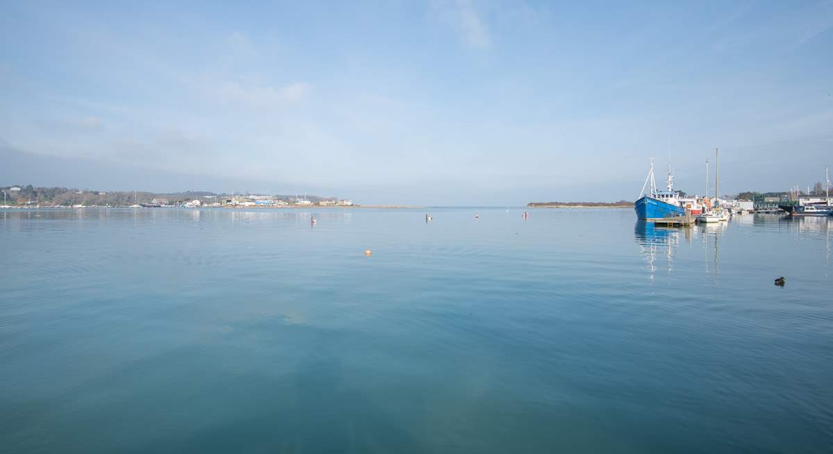 Take a stroll down to Bembridge Harbour. 