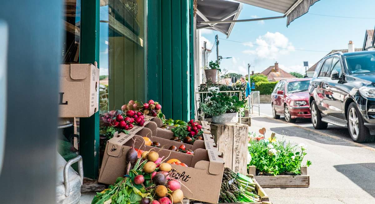 Bembridge village offers lovely local produce including the farm shop No 8.