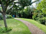 The garden is enclosed.