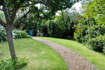 The garden is enclosed.
