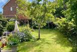 The lovely enclosed garden area to enjoy. 