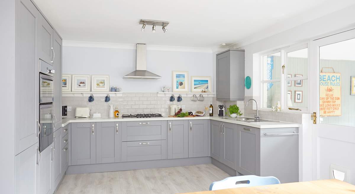 Cook up a family favourite in the stunning kitchen.