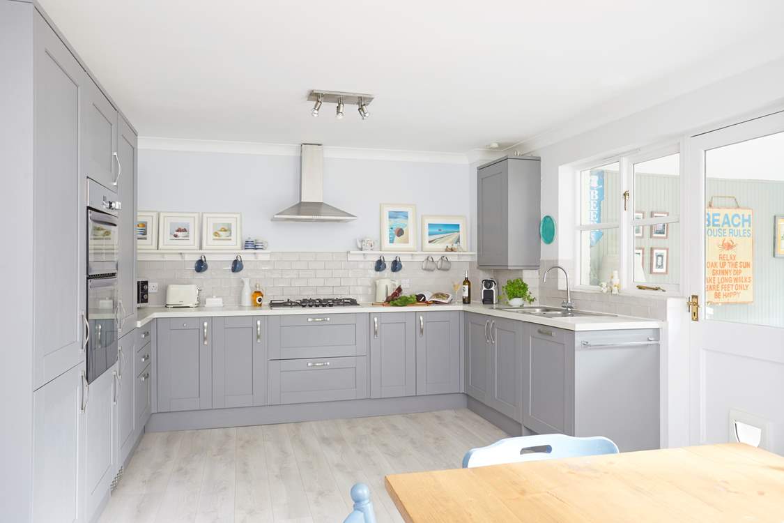 Cook up a family favourite in the stunning kitchen.