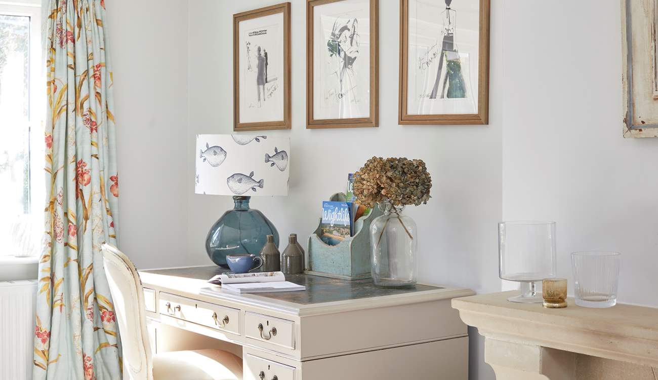 Stylish decor is on display throughout this lovely holiday home. 