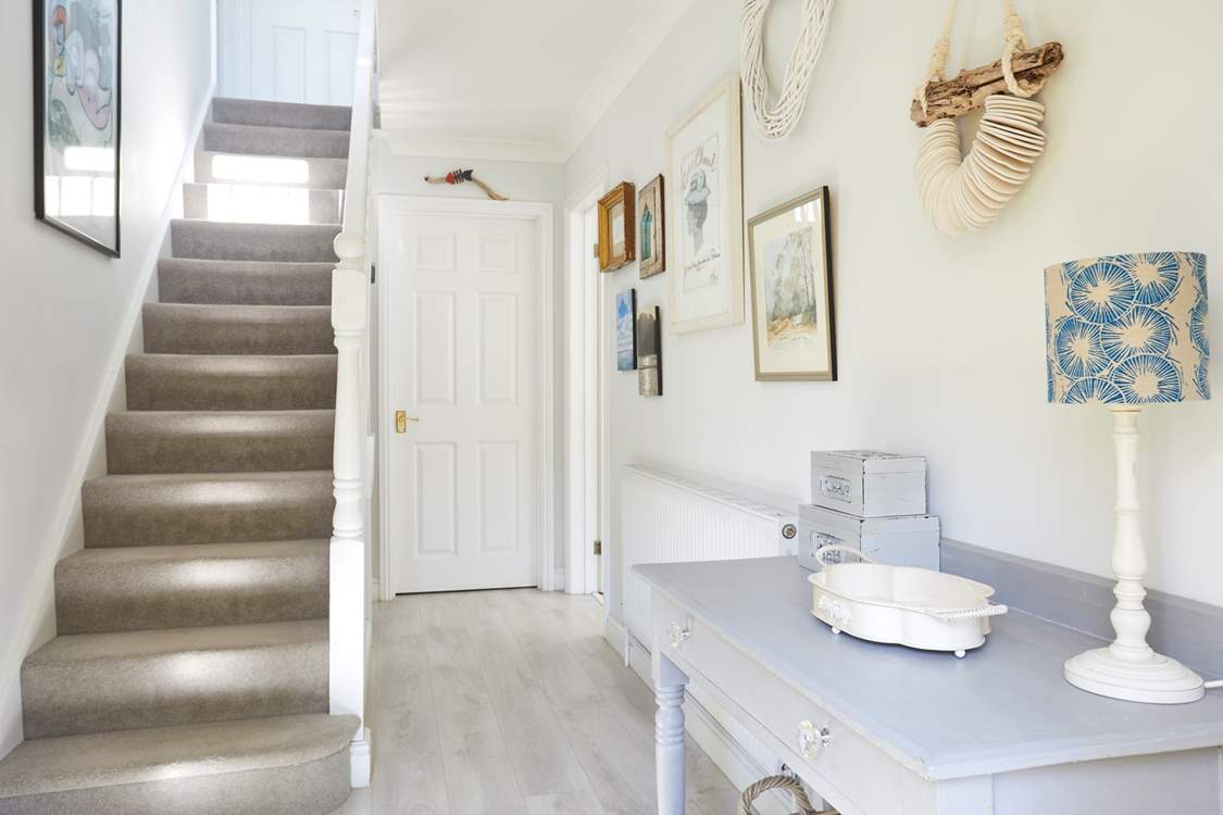 Step into the welcoming hallway.