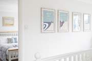 The bedrooms all lead of the stylish landing.