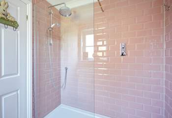 The updated en suite shower-room offers a great shower.