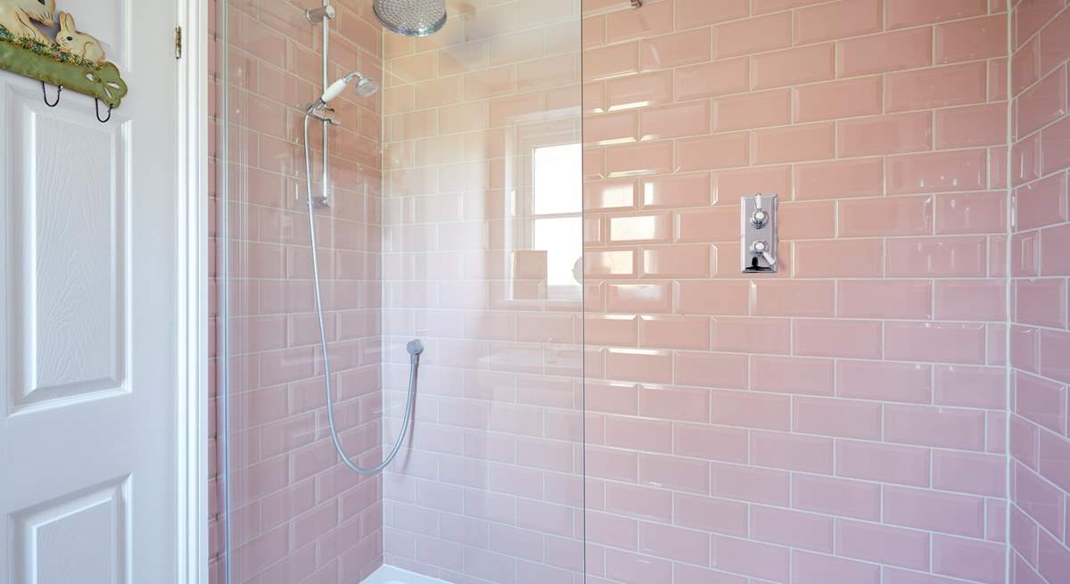 The updated en-suite shower room offers a great shower.