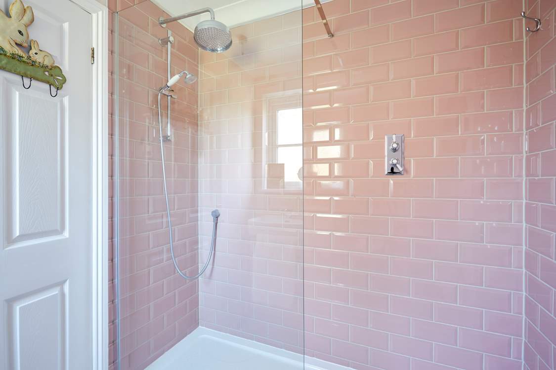 The updated en suite shower-room offers a great shower.