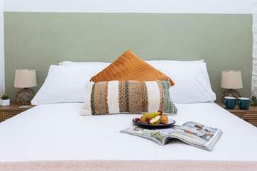 Lovely decor and luxury bedding ensures a great night's sleep.