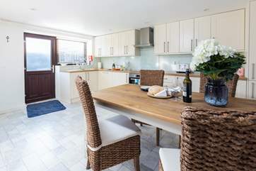 The super sociable kitchen/diner where everyone can gather to chat about the day's adventures.