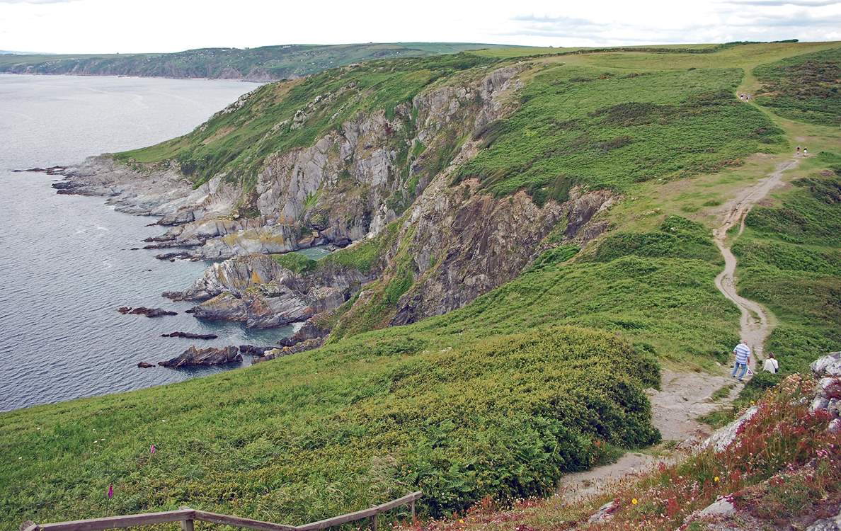 Discover secret coves, sandy beaches and dramatic cliffs all along the coast path.