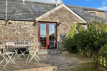 Take your morning coffee outside and enjoy rural views from the patio.