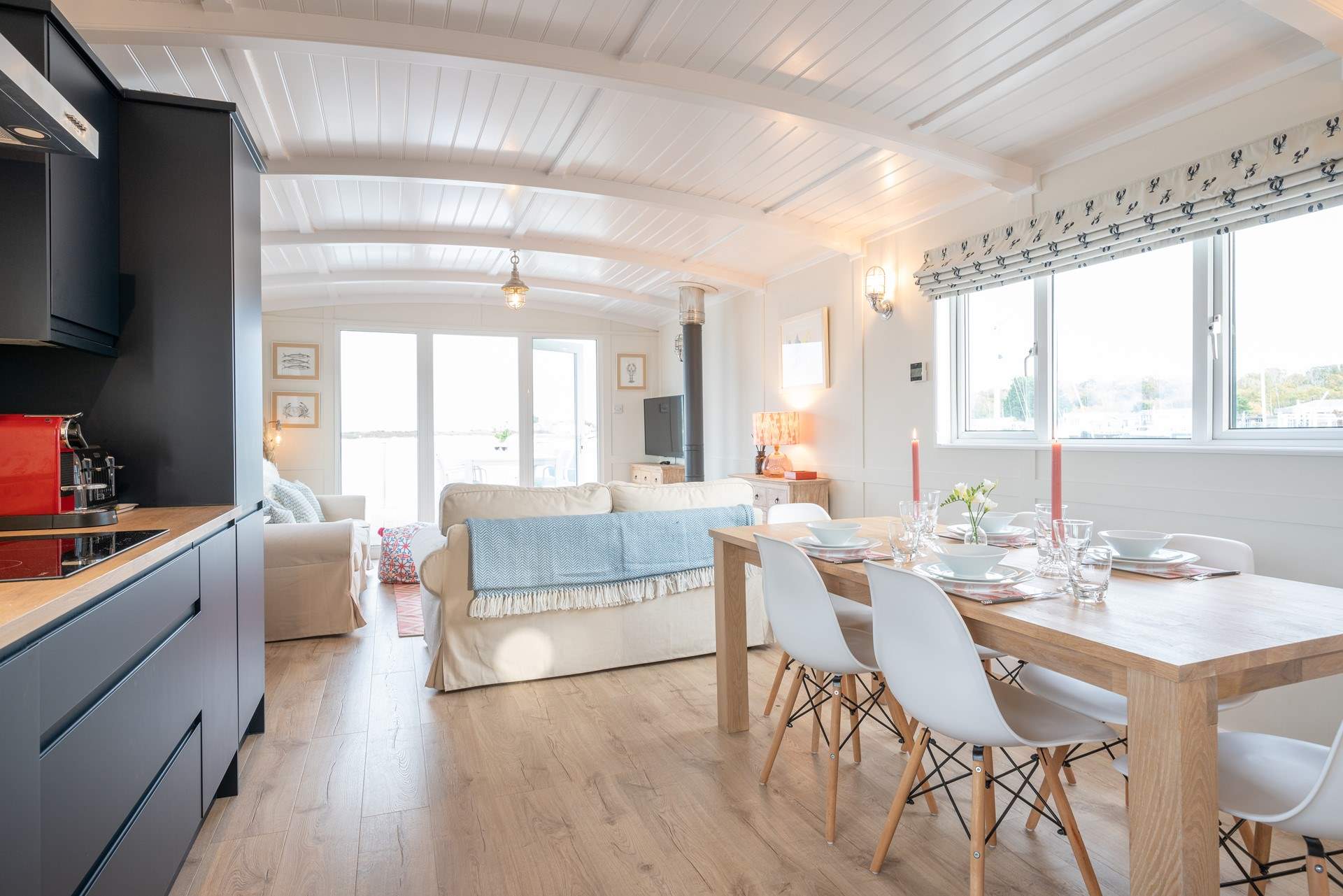 Gorgeous interiors await.